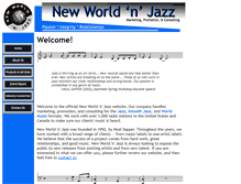 Tablet Screenshot of newworldnjazz.com